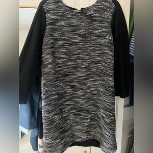 Vince Black and Gray Dress